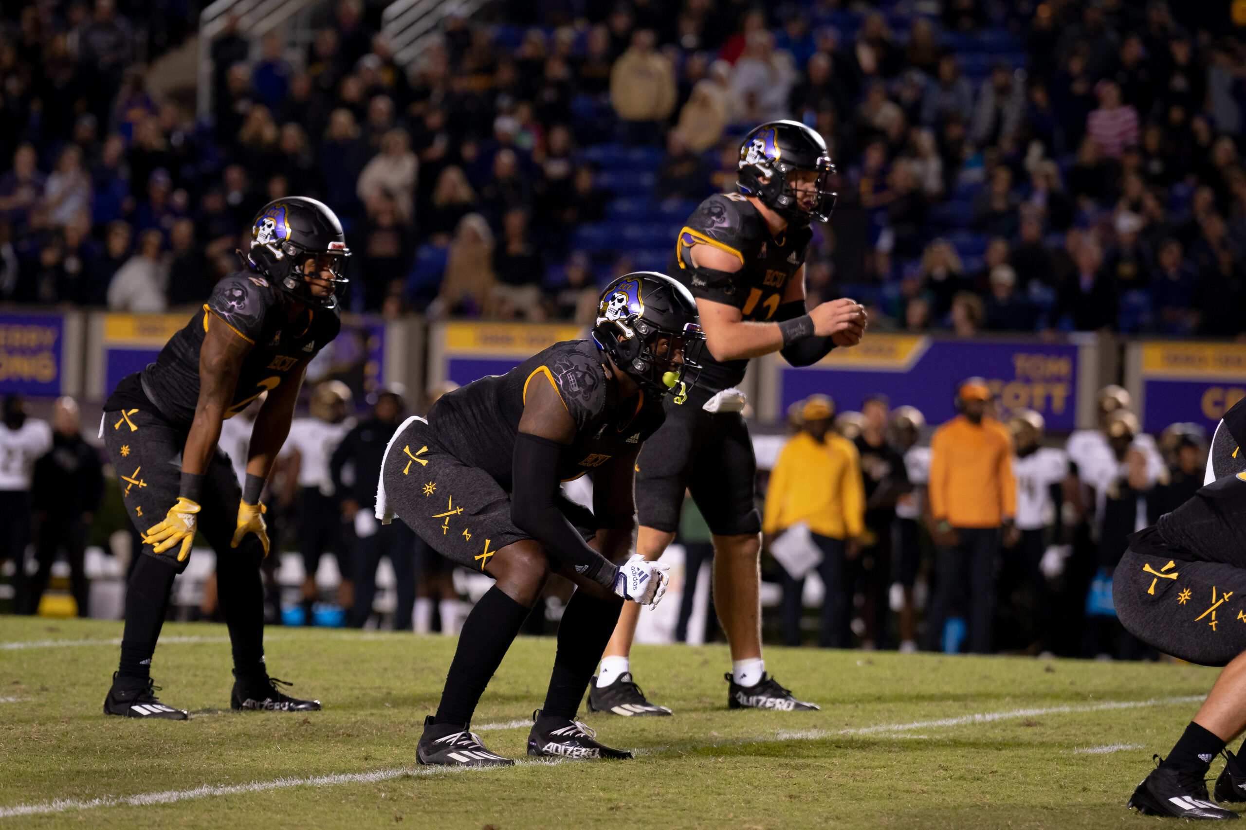 My First ECU College Football Photography Assignment 183 ECU defensive backs in coverage