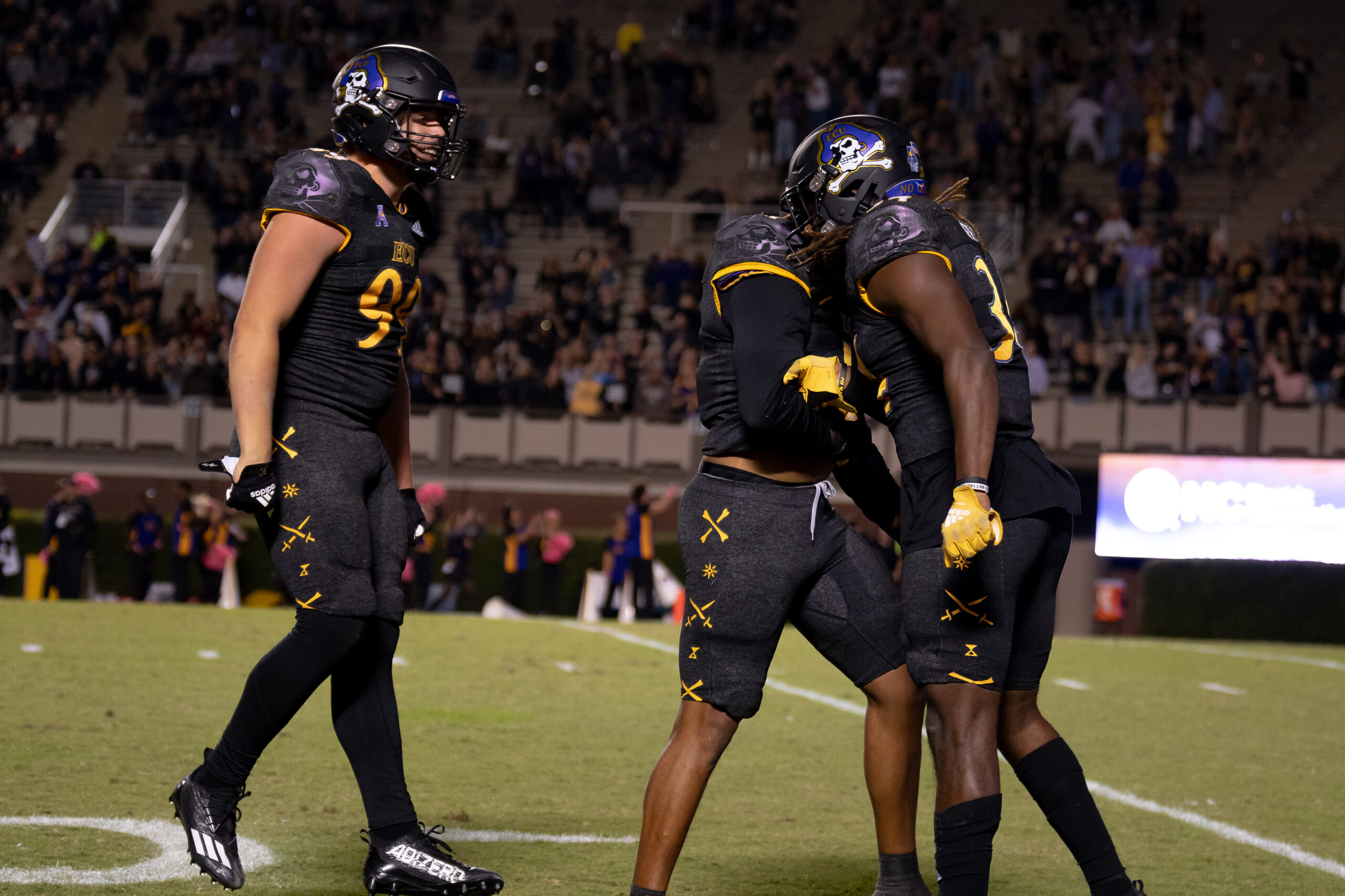 My First ECU College Football Photography Assignment 189 ECU players walking back to the line