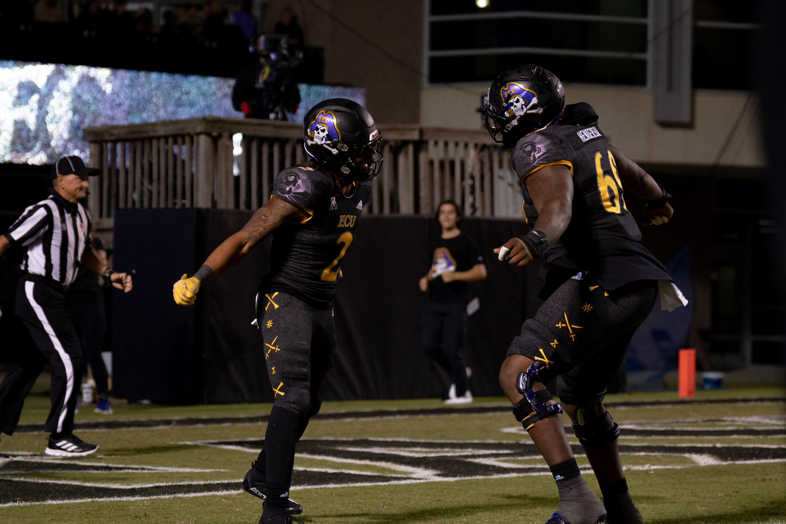 My First ECU College Football Photography Assignment 280 ECU defenders lined up waiting for the snap