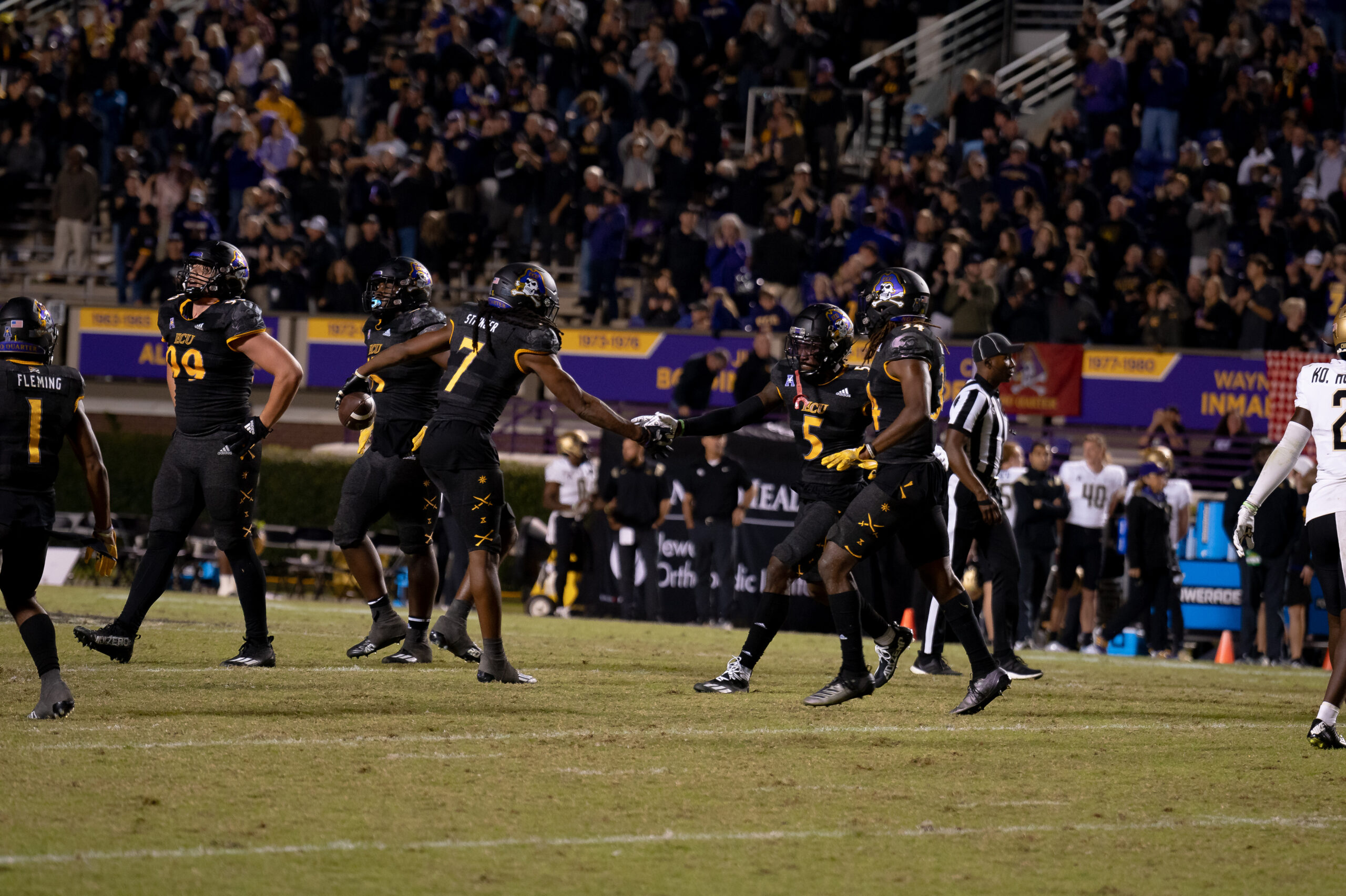 My First ECU College Football Photography Assignment 113 ECU players lined up across the field